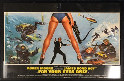 Lot 3068 - James bond 007 For Your Eyes Only Film Poster