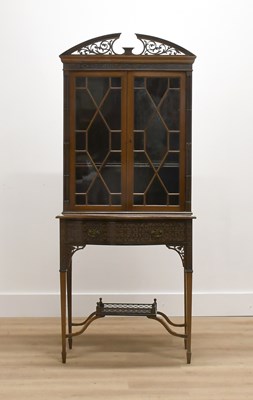 Lot 582 - An Edwardian Mahogany Display Cabinet, early...