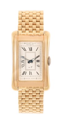 Lot 2461 - Bedat: An 18 Carat Gold Art Deco Style...