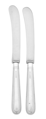 Lot 125 - A Set of Fifteen Elizabeth II Silver Butter-Knives
