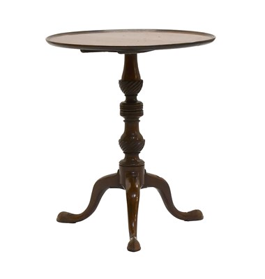Lot 610 - A George III Mahogany Tripod Table, circa 1780,...