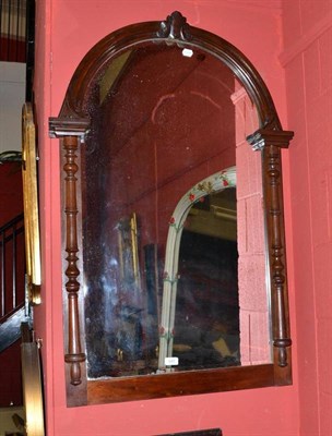 Lot 645 - 19th century mahogany framed mirror