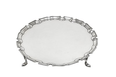 Lot A George V Silver Waiter