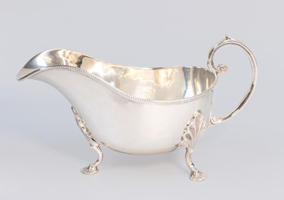 Lot 157 - An Edward VII Silver Sauceboat, by Thomas...