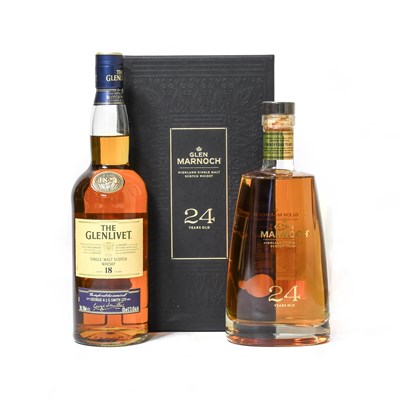 Lot 4151 - Glenlivet 18 Year Old Single Malt Scotch...