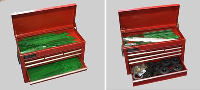 Lot 3293 - Meccano A Collection Of Red/Green Loose Parts