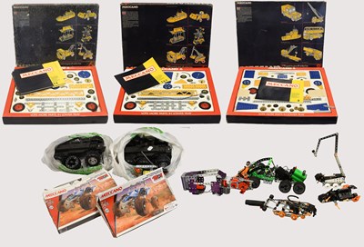 Lot 3291 - Meccano A Collection Of Assorted Constructed Modern Models