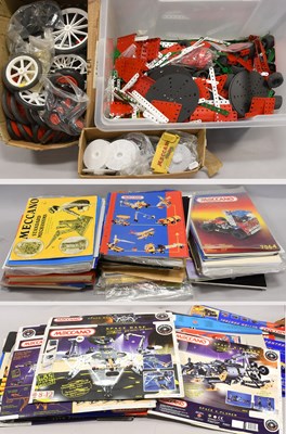 Lot 3298 - Meccano Yellow/Silver Sets