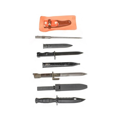 Lot 311 - A Rare Swiss M1953 Rexim Favor Spike Bayonet,...