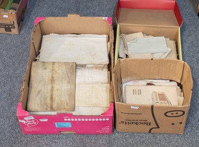 Lot 1315 - Three Boxes of Indentures/Documents, many...