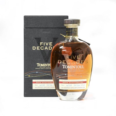 Lot 4218 - Tomintoul "Five Decades" Speyside Single Malt...