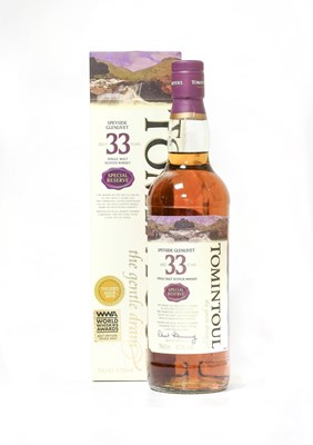 Lot 4219 - Tomintoul 33 Year Old Speyside Single Malt...