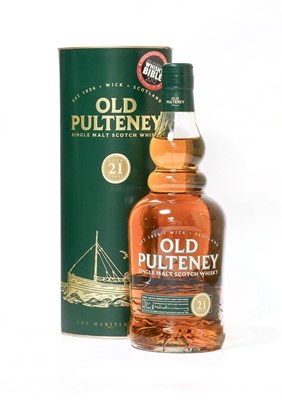 Lot 4199 - Old Pulteney 21 Year Old Single Malt Scotch...