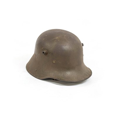Lot 231 - A First World War German M1916 Army Helmet,...