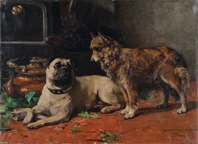 Lot 1018 - Charles van den Eycken (1859-1923) Belgian The...