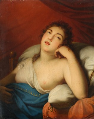 Lot 1025 - Follower of Jean-Baptiste Greuze (1725-1805)...