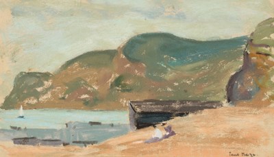 Lot 574 - Paul Maze (1887-1979) French Figures on a...