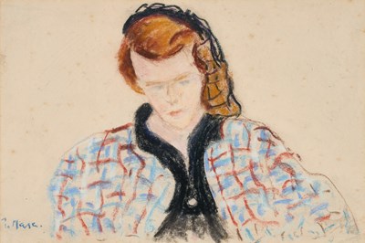 Lot 578 - Paul Maze (1887-1979) French Head and...