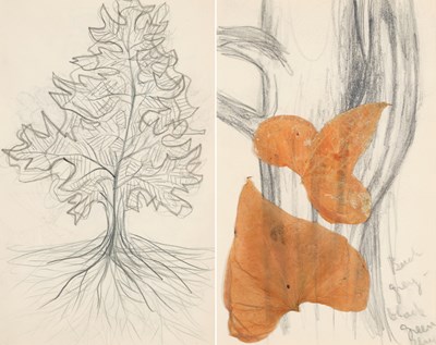 Lot 616 - John Banting (1902-1972) Tree Pencil, together...
