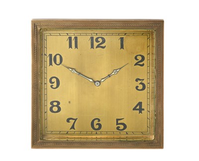 Lot A George V Gold Table-Timepiece