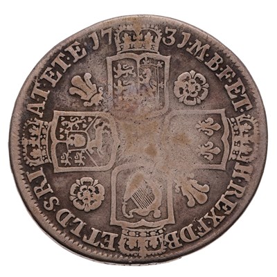 Lot 94 - George II, Halfcrown 1731, edge lettering...