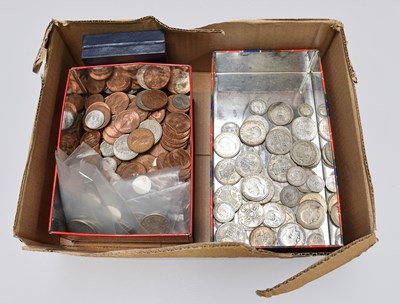 Lot 365 - Mixed British Pre-1947 Silver Coinage, 50%...