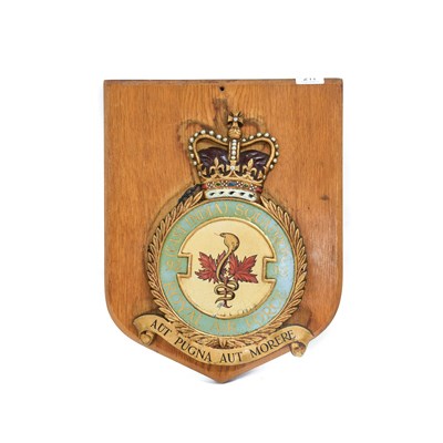 Lot 211 - A Post-1953 RAF 92 Sqadron Large Wall Plaque,...