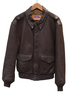 Lot 261 - A US Cooper A2 Brown Leather Flight/Bomber...