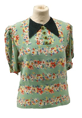Lot 2000 - Circa 1930s Adefa Germany, Floral Printed...