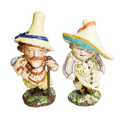 Lot 56 - Two Staffordshire Pearlware "Mansion House...