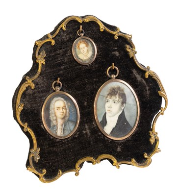 Lot 189 - British School (19th Century): Miniature...