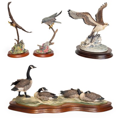 Lot 62 - Border Fine Arts Bird Groups Comprising:...