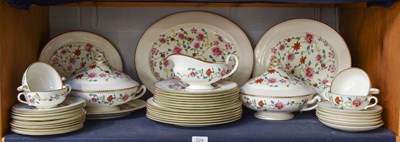 Lot 224 - A Royal Worcester Part Dinner Service, in the...