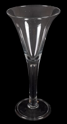 Lot 1 - An Exceptionally Large Wine Glass, late 18th...