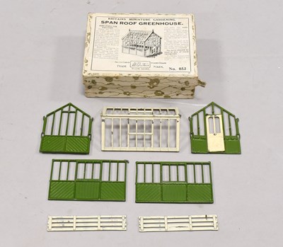Lot 3344 - Britains 053 Span Roof Greenhouse