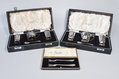 Lot 108 - A Collection of Assorted Silver, including two...
