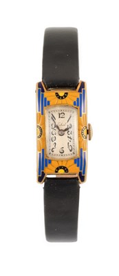 Lot 2457 - Ebel: An Unusual Lady's Art Deco 18 Carat Gold...