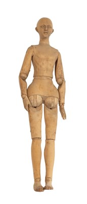 Lot 227 - An Artists Carved Lay Figure, early 20th...
