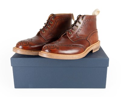 Lot 1024 - Pair of Men's Tricker's Brown Brogue 'Jimmy'...