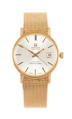 Lot 2452 - Tissot: A 9 Carat Gold Automatic Calendar...