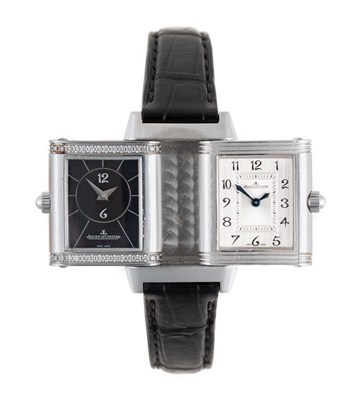 Lot 2187 - Jaeger LeCoultre: A Lady's Stainless Steel...