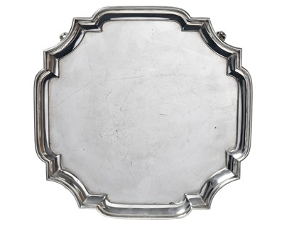 Lot An Edward VII Silver Salver