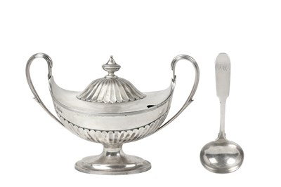 Lot A Victorian Silver Sauce-Tureen and Cover