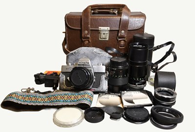 Lot 194 - Minolta SRT 102 Camera with Minolta Rokkor-PE...
