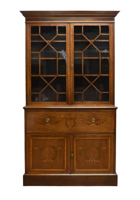 Lot 541 - A Victorian Mahogany, Satinwood-Banded and...