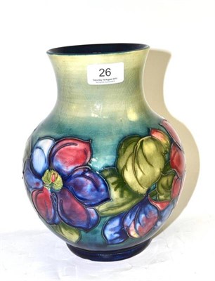 Lot 26 - Walter Moorcroft 'Clematis' vase