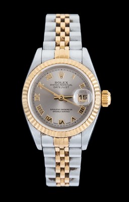 Lot 2179 - Rolex: A Lady's Steel and Gold Automatic...
