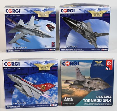 Lot 3451 - Corgi Aviation Archive 1:72 Scale Panavia Tornado Models