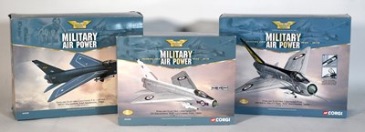 Lot 3435 - Corgi Aviation Archive 1:72 Scale English Electric Lightning Models