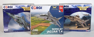 Lot 3455 - Corgi Aviation Archive 1:72 Scale SEPECAT Jaguar Models